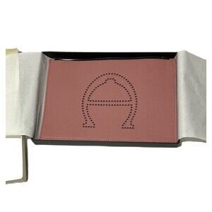Etienne Aigner-large Stella Clutch “Dust Rose” Color (Size 11” x 8”)